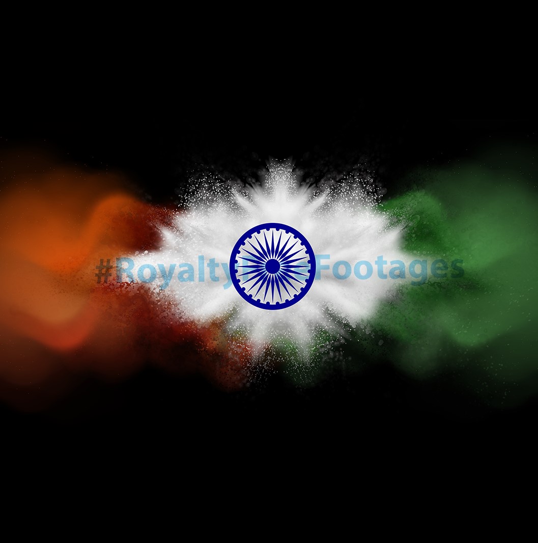 Creative India Flag Royalty-Free Images